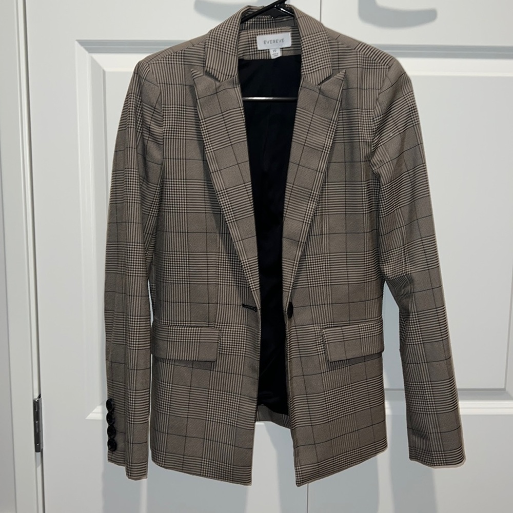 Plaid blazer